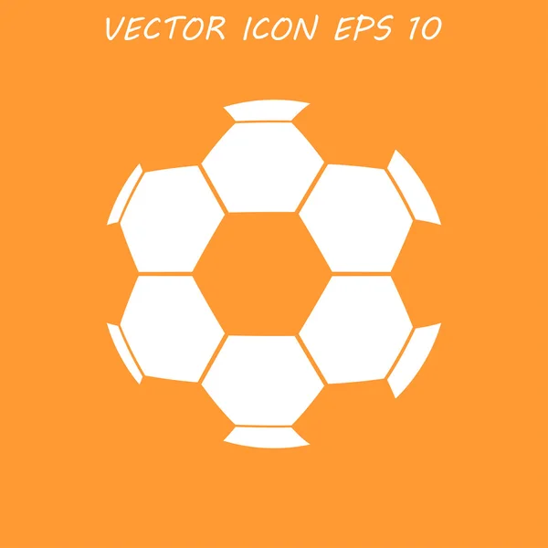 Soccer ball icon — Stock Vector