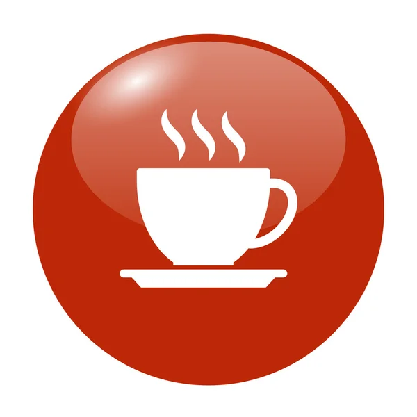 Kaffeetassen-Symbol, Vektorillustration — Stockvektor