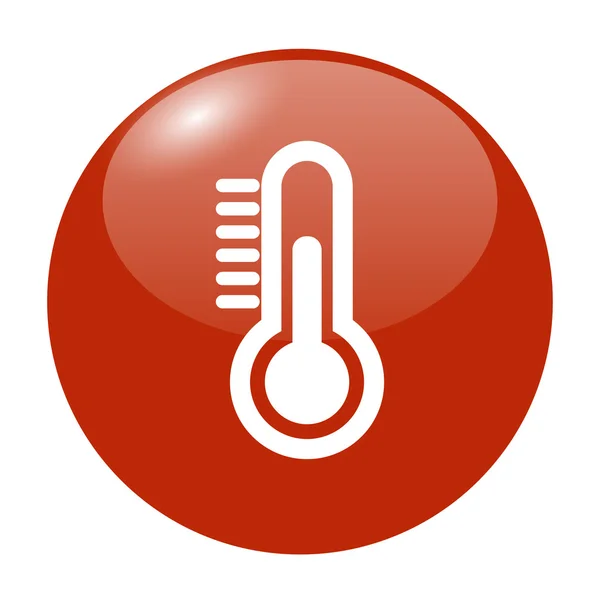 Thermometer-Symbol — Stockvektor