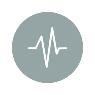 Heart beat, Cardiogram, Medical icon - Vector clipart