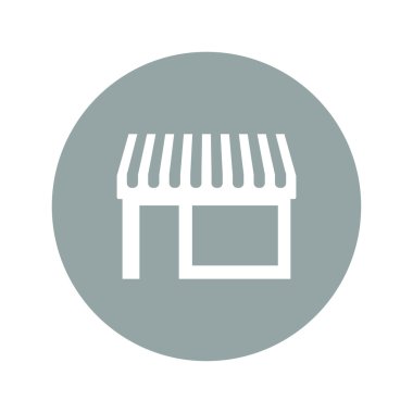 Simge, modern düz tasarım mağaza