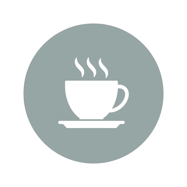 Koffie beker pictogram, vectorillustratie — Stockvector