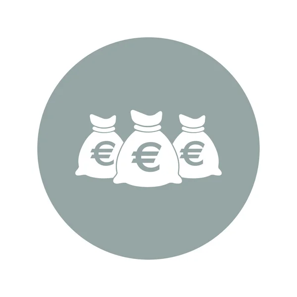 Geld zak pictogram — Stockvector