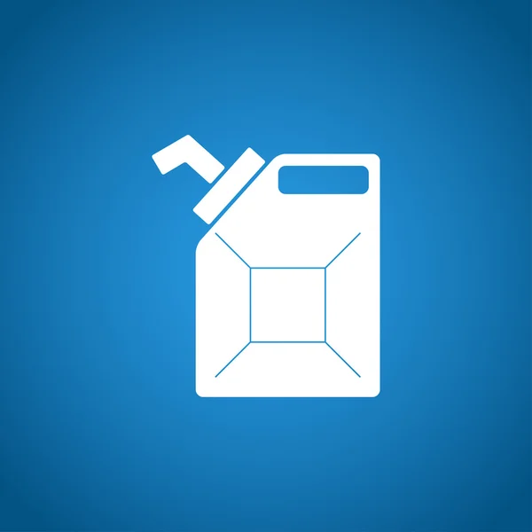 Jerrycan Öl-Vektor-Symbol — Stockvektor