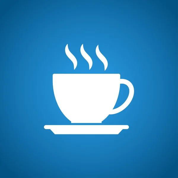 Ícone xícara de café, ilustração vetorial — Vetor de Stock