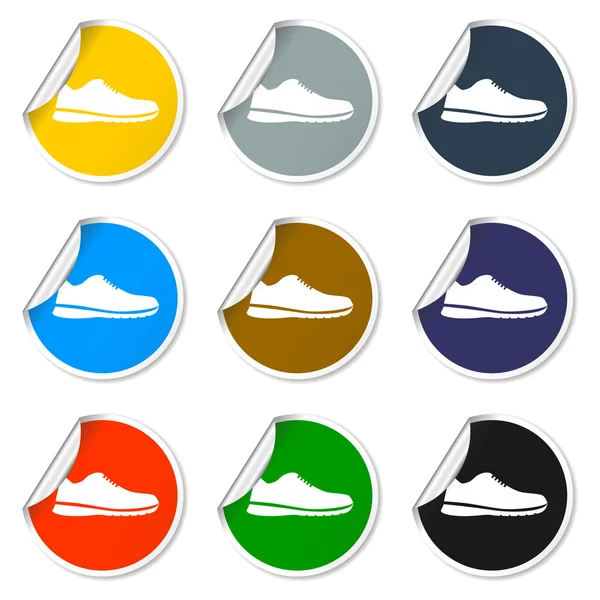 Icono del zapato. Vector Eps 10 — Vector de stock