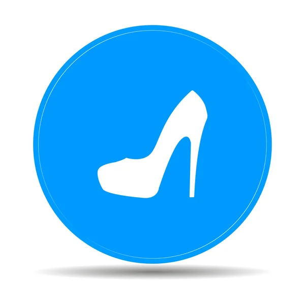 Mulher sapatos vetor ícone —  Vetores de Stock