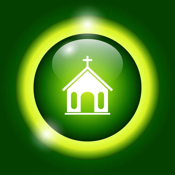 Church icon. vector illustration — Stock Vector