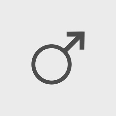 erkek işareti simgesi.