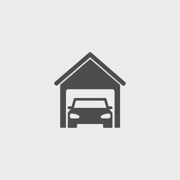 Garaje para coches — Vector de stock