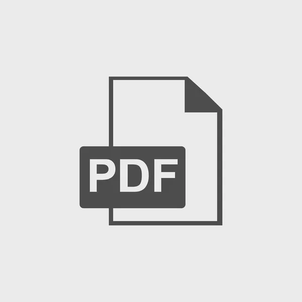 Ícone Pdf — Vetor de Stock