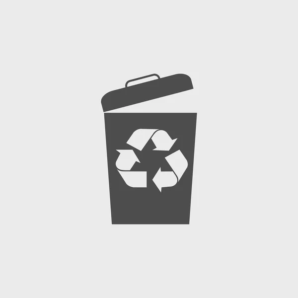 Trash can icon — Stock Vector