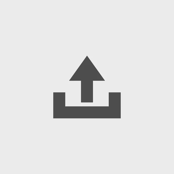 Icon hochladen - Vektor — Stockvektor