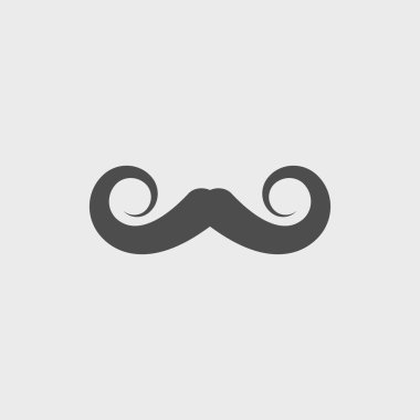 bıyıklar vektör simgesi