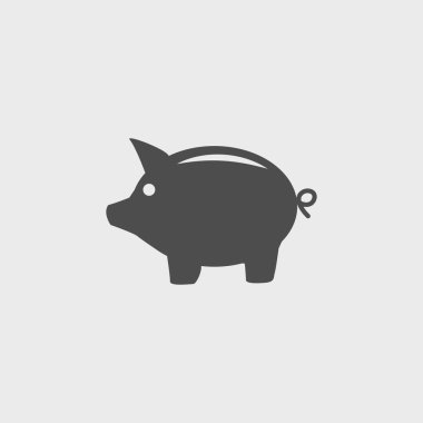 vektör kumbara simgesi