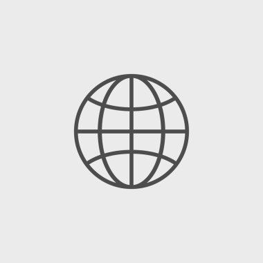 Dünya küre simgesi, sembol simge