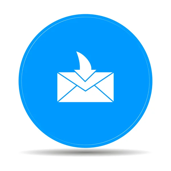 Enveloppe mail symbole. Style design plat . — Image vectorielle