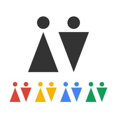 WC значок «підпис». туалет символ.