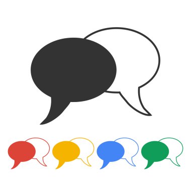 konuşma balonları simgesi.