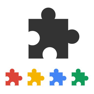 puzzle Internet düğme orijinal vektör çizim simgesini