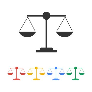 ölçek simgesi - vektör çizim