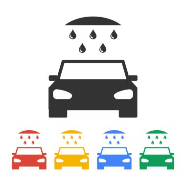 Oto yıkama, web simgesi.