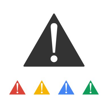 ünlem işareti simgesi olan vektör dikkat işareti