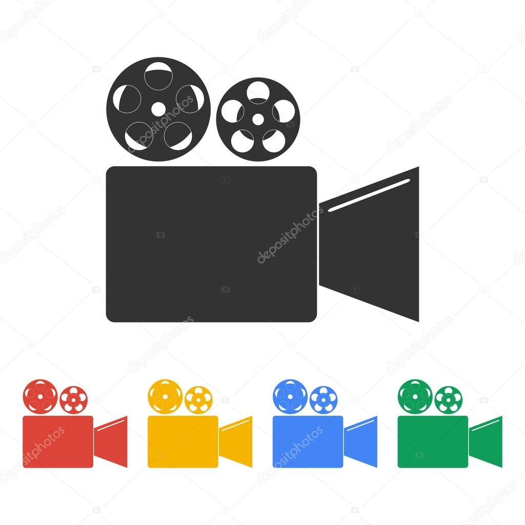 Cinema camera icon