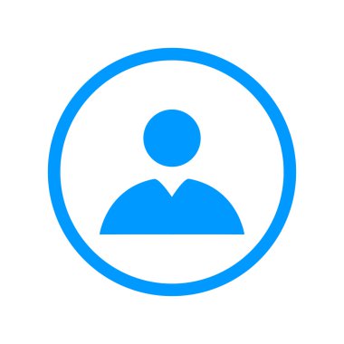 iş adamının düz simgesi