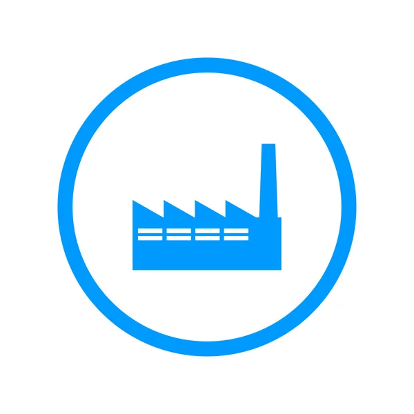 Ikone der Fabrik — Stockvektor
