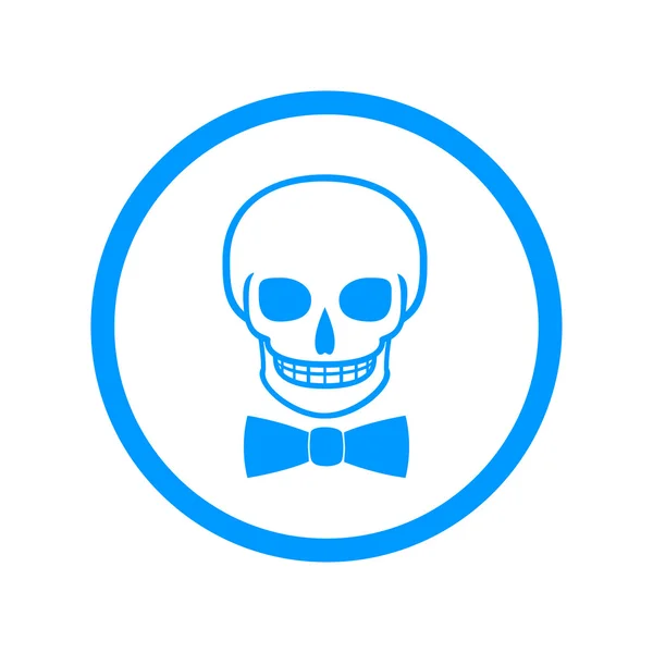 Skull icon isolated. — Stock Vector