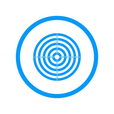 vektör hedef simgesini