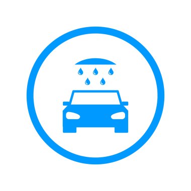 Oto yıkama, web simgesi.