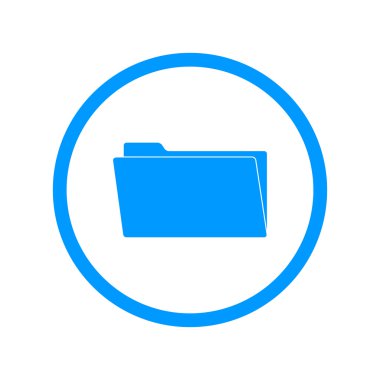 klasör düz web simgesi