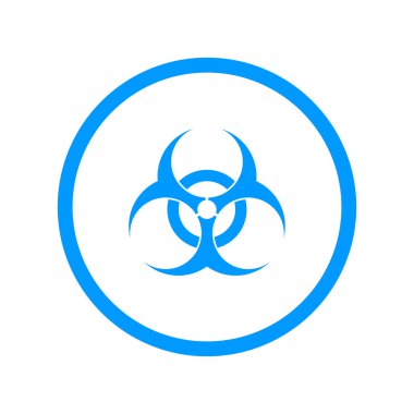 Biyolojik tehlike Icon - vektör web çizimi,