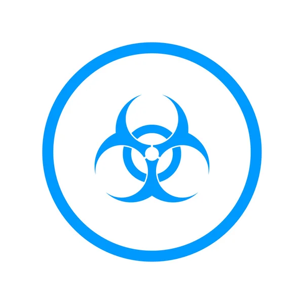 Bio gevaar icon - web vectorillustratie, — Stockvector