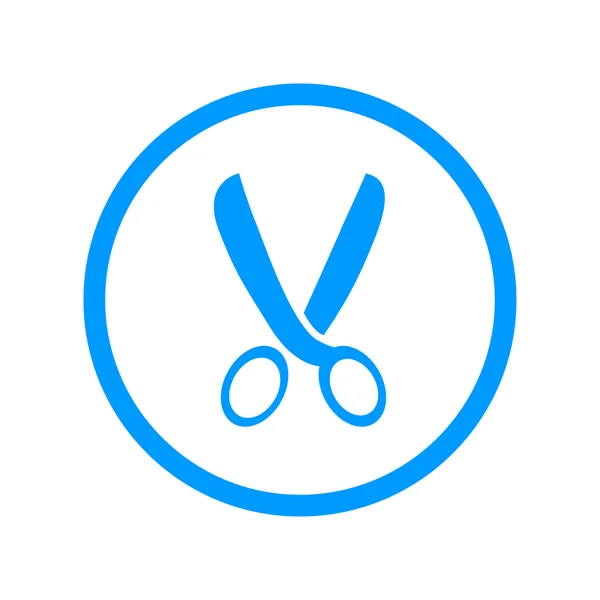 Scissors icon, vector illustration. Flat design style — Stock Vector