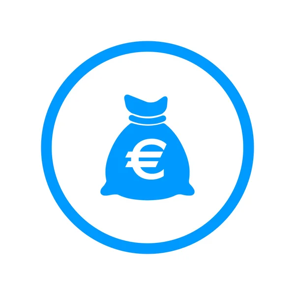 Icono de bolsa de dinero — Vector de stock