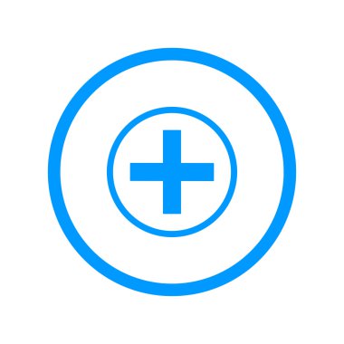 parlak düğme vektör tıbbi işareti