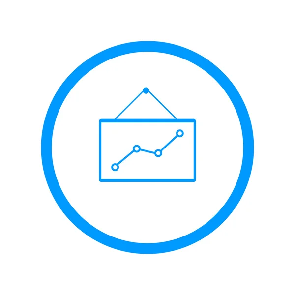 Számítógép-monitorok különböző grafikonokkal, — Stock Vector