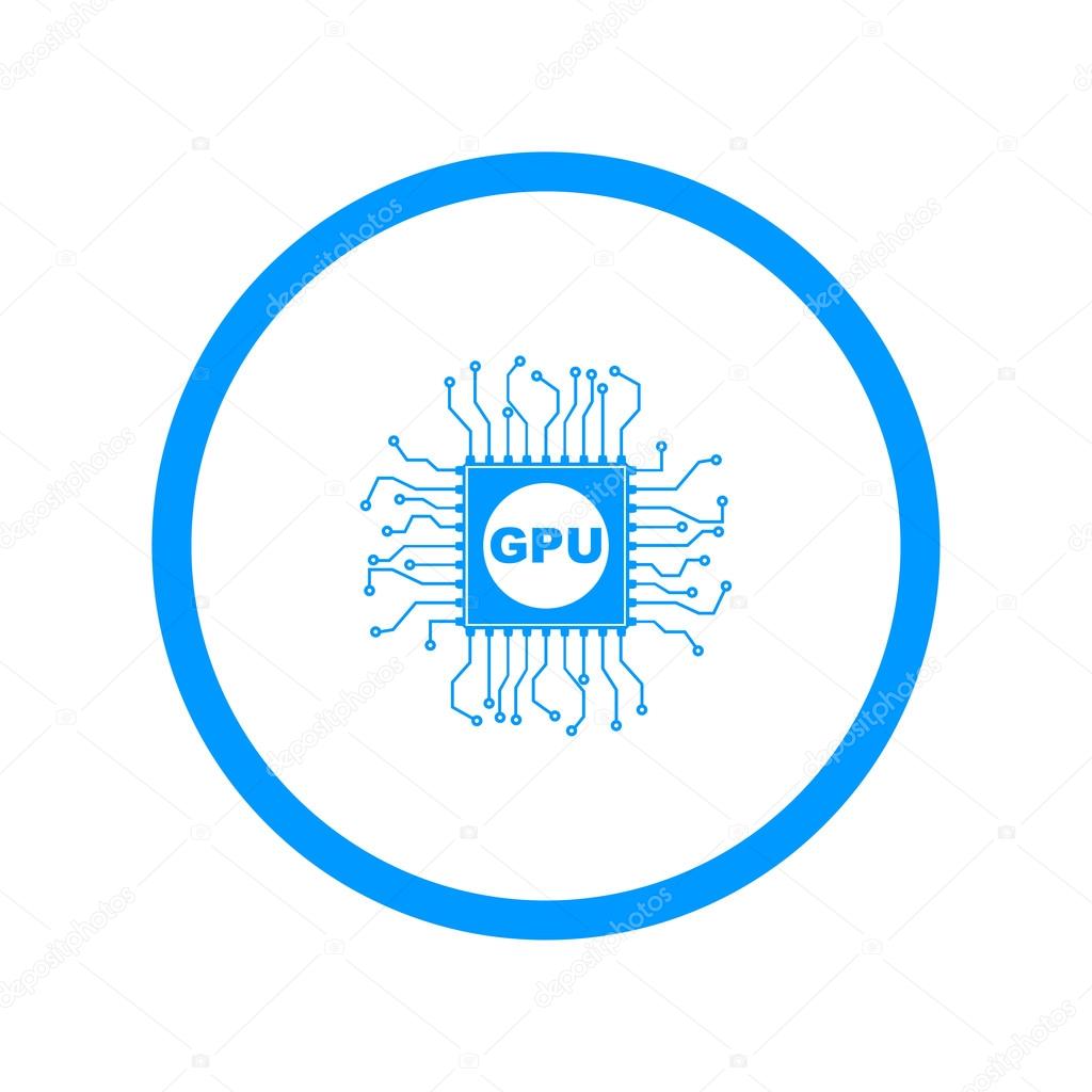 Circuit board  icon. Technology scheme square symbol.