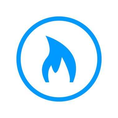 Yangın simge vektör