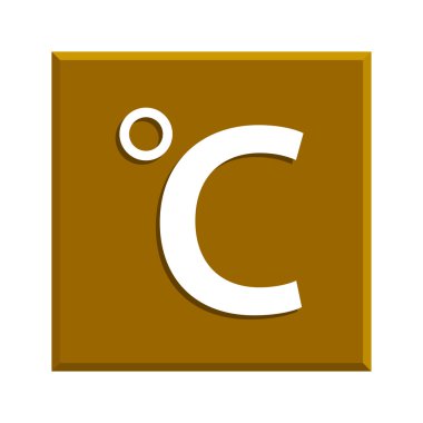 Celsius vektör simgesi