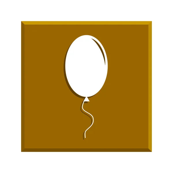 Icône de signe de ballon . — Image vectorielle