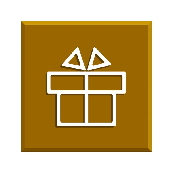 Gift box itson - vector icon — Stock Vector