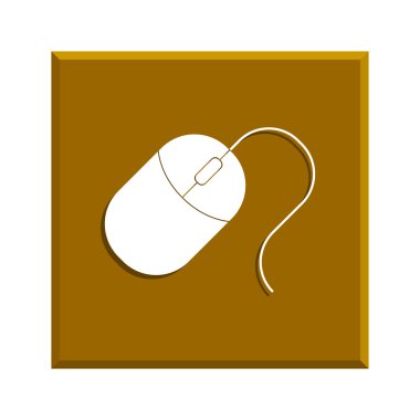 bilgisayar fare simgesi, vektör illüstrasyonu.