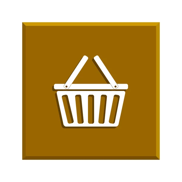 Shopping basket icon — Stock Vector