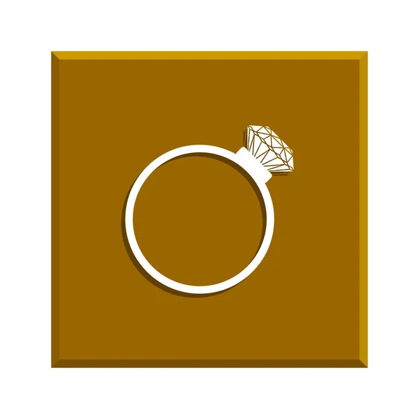 Ring vektor icon — Stock vektor