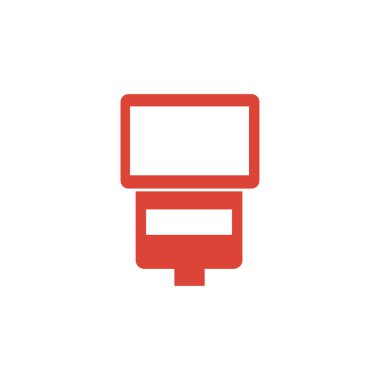 izole kamera flaş vektör