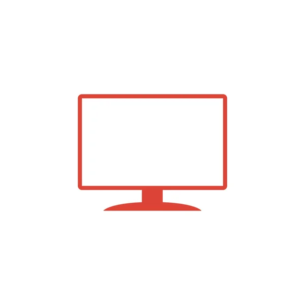 Vektor monitor ikonra — Stock Vector